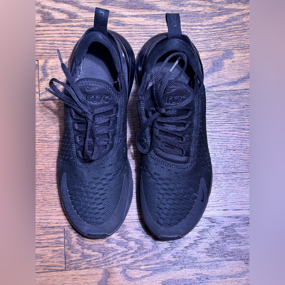 Nike Air Max 270 Triple Black Sneakers - Picture 2 of 6